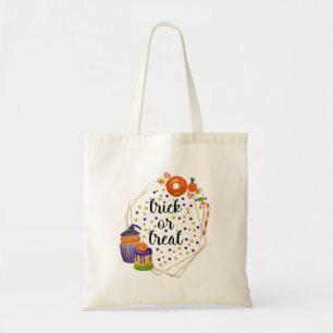 Bolsa Tote truque ou tratamento de canetas de Halloween