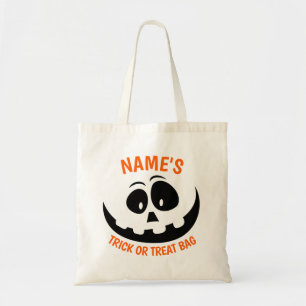 Bolsa Tote Truque ou tratamento personalizado de Halloween
