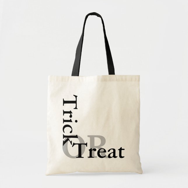 BOLSA TOTE TRUQUE OU TRATE O SACO DE TOTE (Frente)