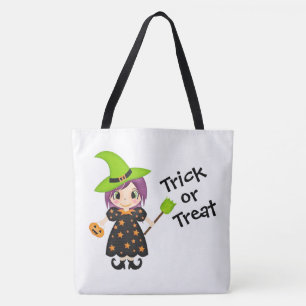 Bolsa Tote Truque ou trato de bruxa