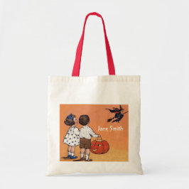 Bolsa Tote Truque ou travessura de sacos de sanita de Hallowe