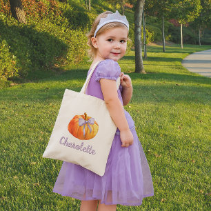 Bolsa Tote Truque Personalizado ou Trate o Bag de Doces do Ha