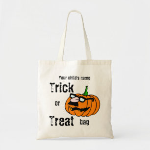 Bolsa Tote Truque Personalizável da Criança ou Tratamento d