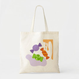 Bolsa Tote Truques ou doces para tratar Spooky Dom de Hallowe