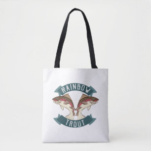 Bolsa Tote truta arco-íris