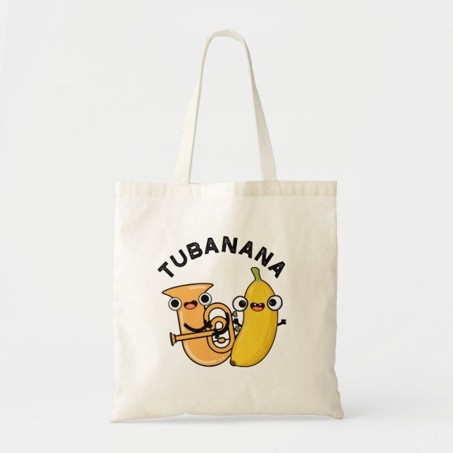 Bolsa Tote Tubanana Funny Tuba Banana Pun (Frente)