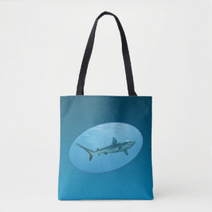 Bolsa Tote Tubarão-cinzento-de-Recife, Ilha Yap - Design foto