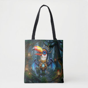 Bolsa Tote Tucano Steampunk enluarado. 