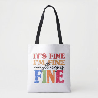 Bolsa Tote Tudo Bem Estou Bem Tudo Está Bem