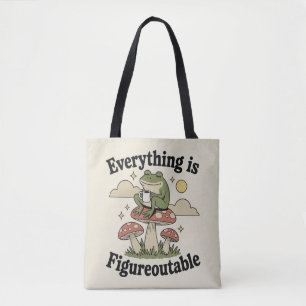 Bolsa Tote Tudo é solucionável com café, sapo