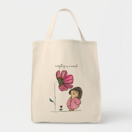 Bolsa Tote "Tudo é um milagre"