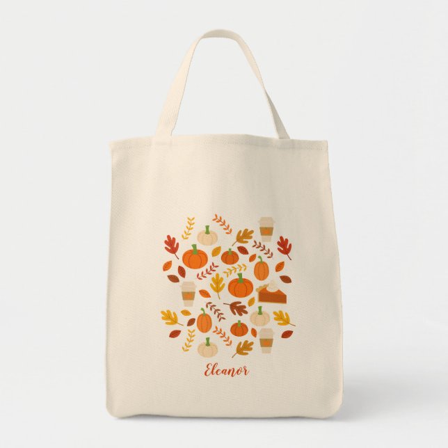 Bolsa Tote Tudo o Autumn Personalizable Tot Bag (Frente)