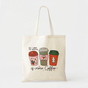 Bolsa Tote Tudo O Que Eu Quero É Café Engraçado