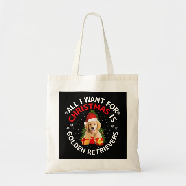 Bolsa Tote Tudo o que eu quero para o natal é recuperar ouros (Frente)