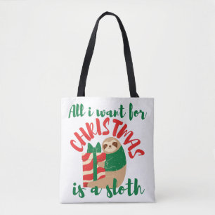 BOLSA TOTE TUDO O QUE EU QUERO PARA O NATAL É UM LENTO
