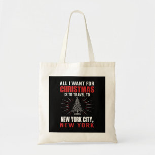 Bolsa Tote Tudo O Que Quero É Viagem De Natal Para Nova Iorqu