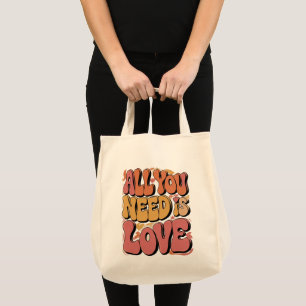 Bolsa Tote Tudo o que Você Precisa é Amor