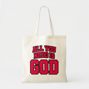 Bolsa Tote Tudo o que você precisa é Deus