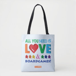 Bolsa Tote Tudo que você precisa é amor & Boardgames!