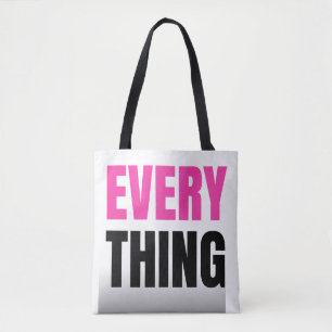 Bolsa Tote Tudo Rosa Bolsa Tote de Moda
