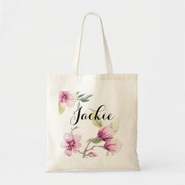 Bolsa Tote Tulip Magnolia Casamento Personalizado Damas de Ho