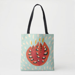 Bolsa Tote Tulipa abstrata bonita decorativa
