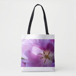 Bolsa Tote Tulipa Roxa