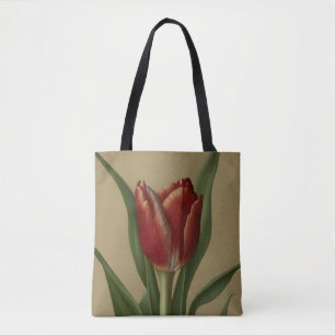 Bolsa Tote Tulipa Vermelha chique Adorável