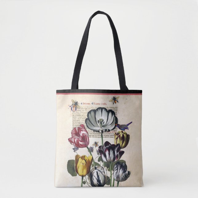 Bolsa Tote Tulipas Anticas (Frente)