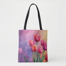 Bolsa Tote tulipas de água