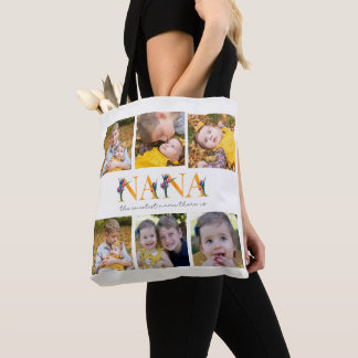 Bolsa Tote Tulipas de Foto Personalizadas do Nana Floral Comp