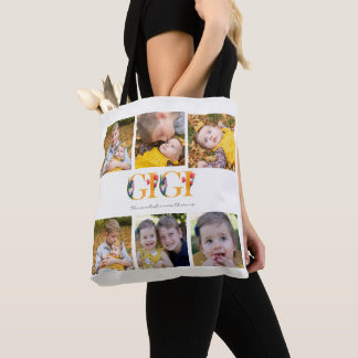 Bolsa Tote Tulipas de Foto Personalizadas Gigi Floral Compran