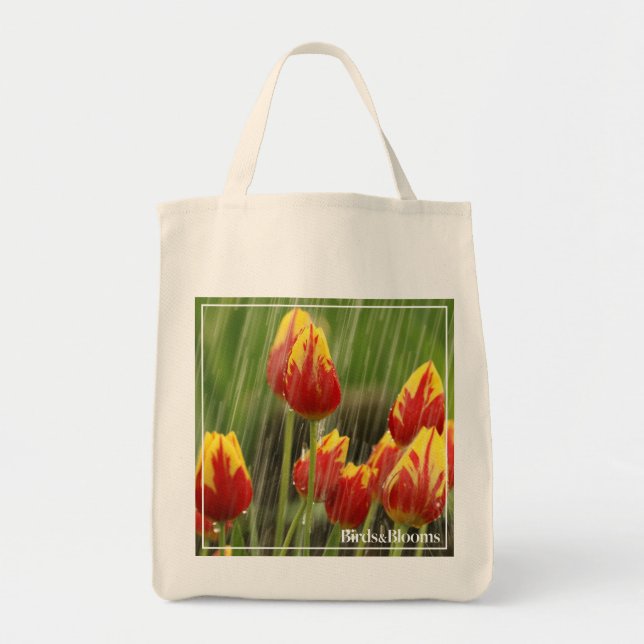 Bolsa Tote Tulipas do primavera (Frente)