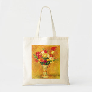 Bolsa Tote Tulipas por Pierre Renoir, Arte Impressionista Vin