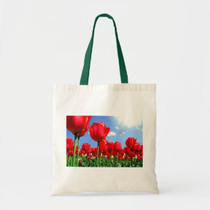 Bolsa Tote Tulipas vermelhas
