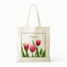 Tulipas Vermelhas com Greenery