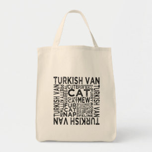 Bolsa Tote Turco Van Gato Tipografia