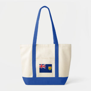Bolsa Tote Turcos e bandeira do insular de Caicos