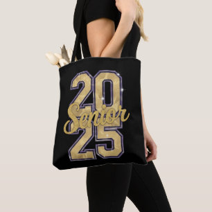 Bolsa Tote Turma De Formatura De 2025 Graduada Ouro