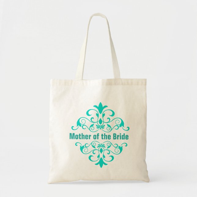 Bolsa Tote Turquesa Mãe da Noiva Tote Bag (Frente)