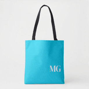 Bolsa Tote Turquesa Monograma