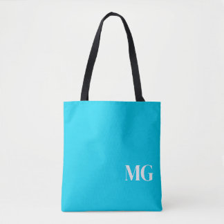 Bolsa Tote Turquesa Monograma