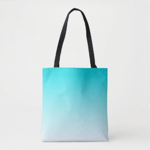 Bolsa Tote Turquoise blue ombre