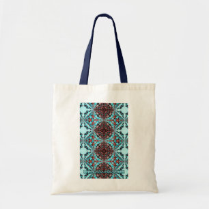 Bolsa Tote Turquoise Fractal Star Blast