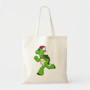 Bolsa Tote Turtle como Runner com Boné