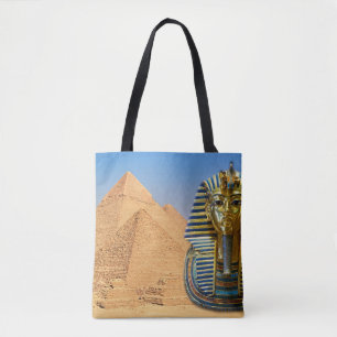 Bolsa Tote Tutankhamun e Pirâmides