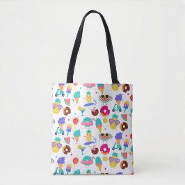 Bolsa Tote Tutti Fruitti Sorvetes de Frutas de Verão