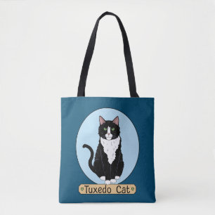 Bolsa Tote Tuxedo Cat
