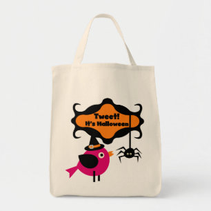 Bolsa Tote Tweet Halloween T-shirts e presentes