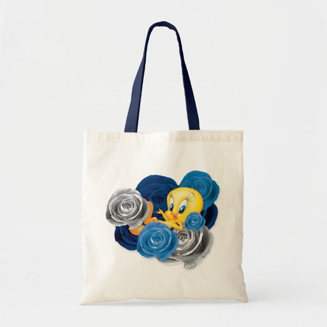 Bolsa Tote Tweety com Rosas (Frente)